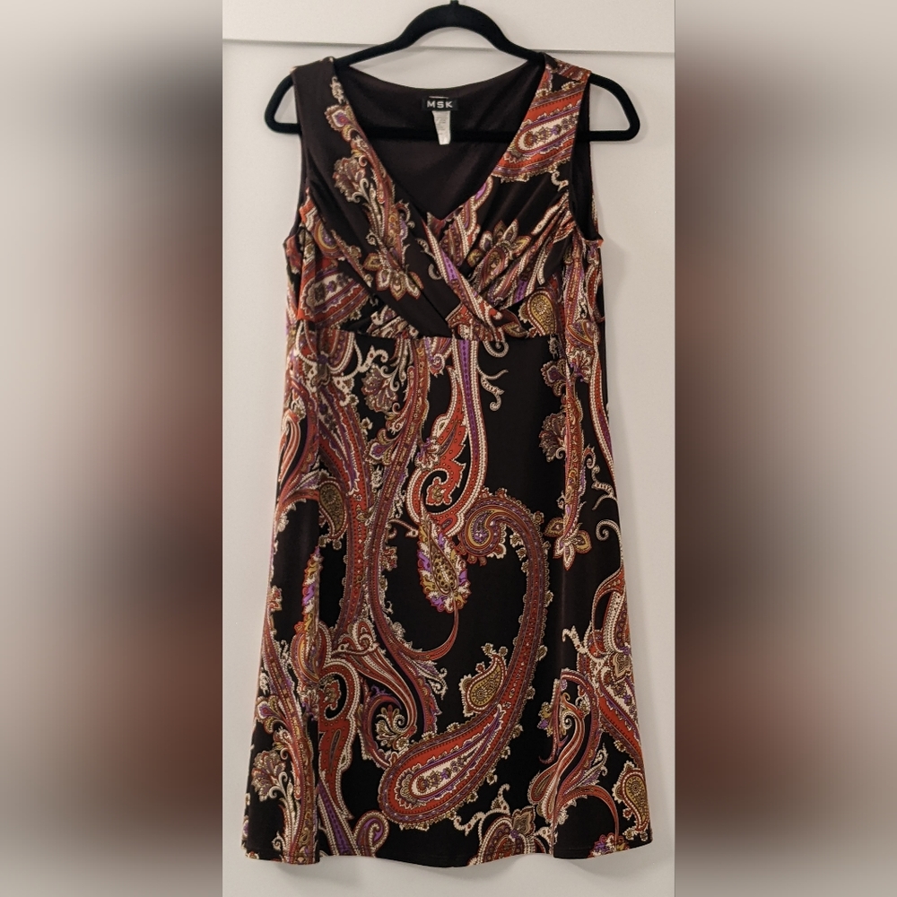 Paisley Sleeveless Dress